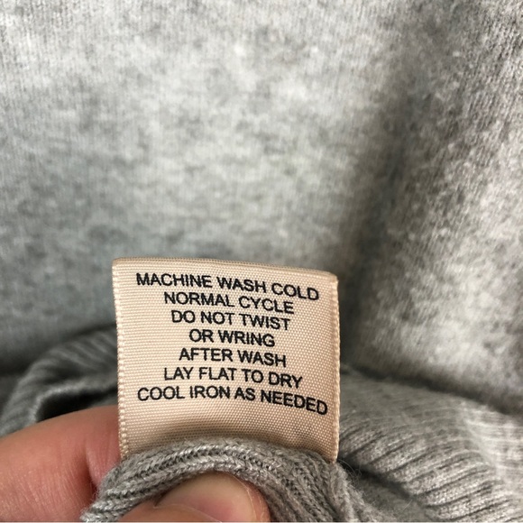 Philosophy Gray Knit Pullover Sweater Top Office Professional Warm Winter - Picture 8 of 9